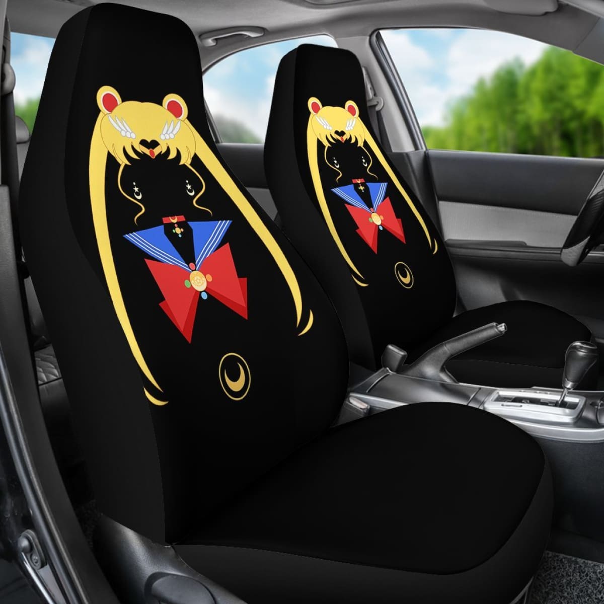 Usagi Tsukino Sailor Moon Car Seat Covers Manga Fan Gift H031520 Universal Fit 225311
