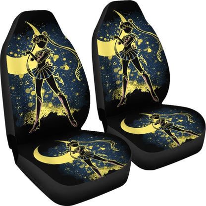 Usagi Tsukino Shadow Car Seat Covers Sailor Moon Manga H031620 Universal Fit 225311