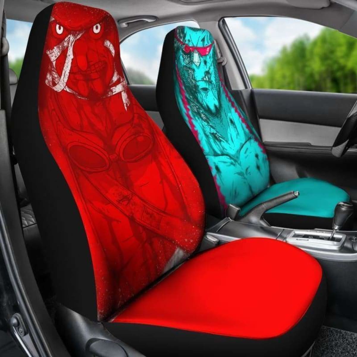 Usopp Franky One Piece Car Seat Covers Universal Fit 051312