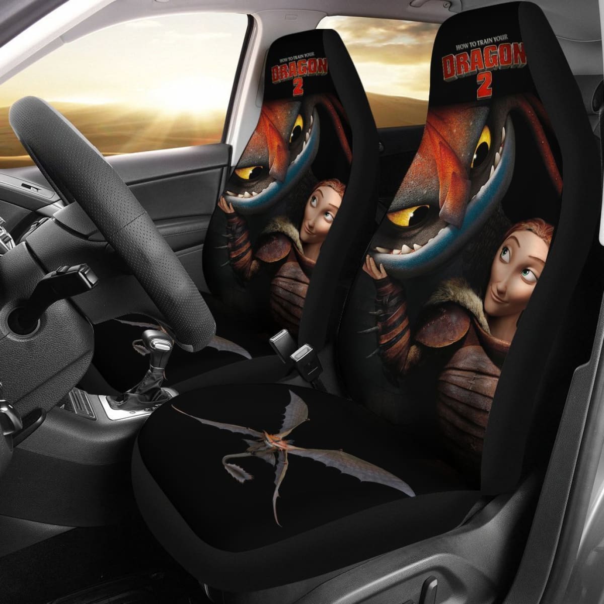 Valka How To Train Your Dragon 2 Car Seat Covers Lt03 Universal Fit 225721