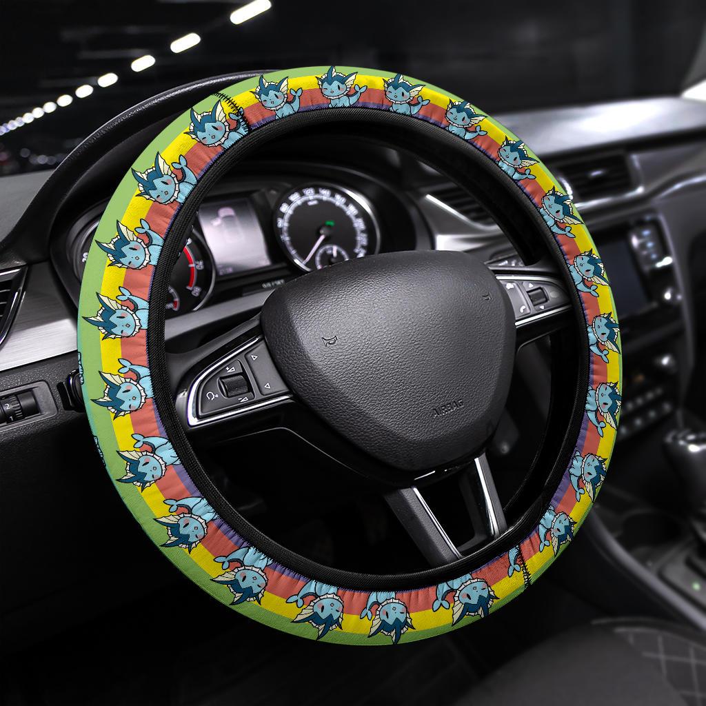 Vaporeon Anime Custom Car Steering Wheel Cover