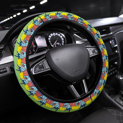 Vaporeon Anime Custom Car Steering Wheel Cover