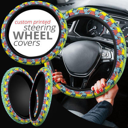 Vaporeon Anime Custom Car Steering Wheel Cover