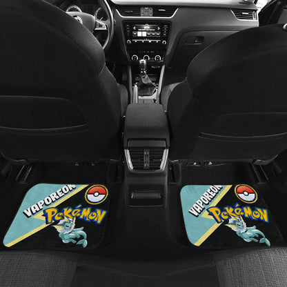 Vaporeon Car Floor Mats Custom Anime Car Interior Accessories