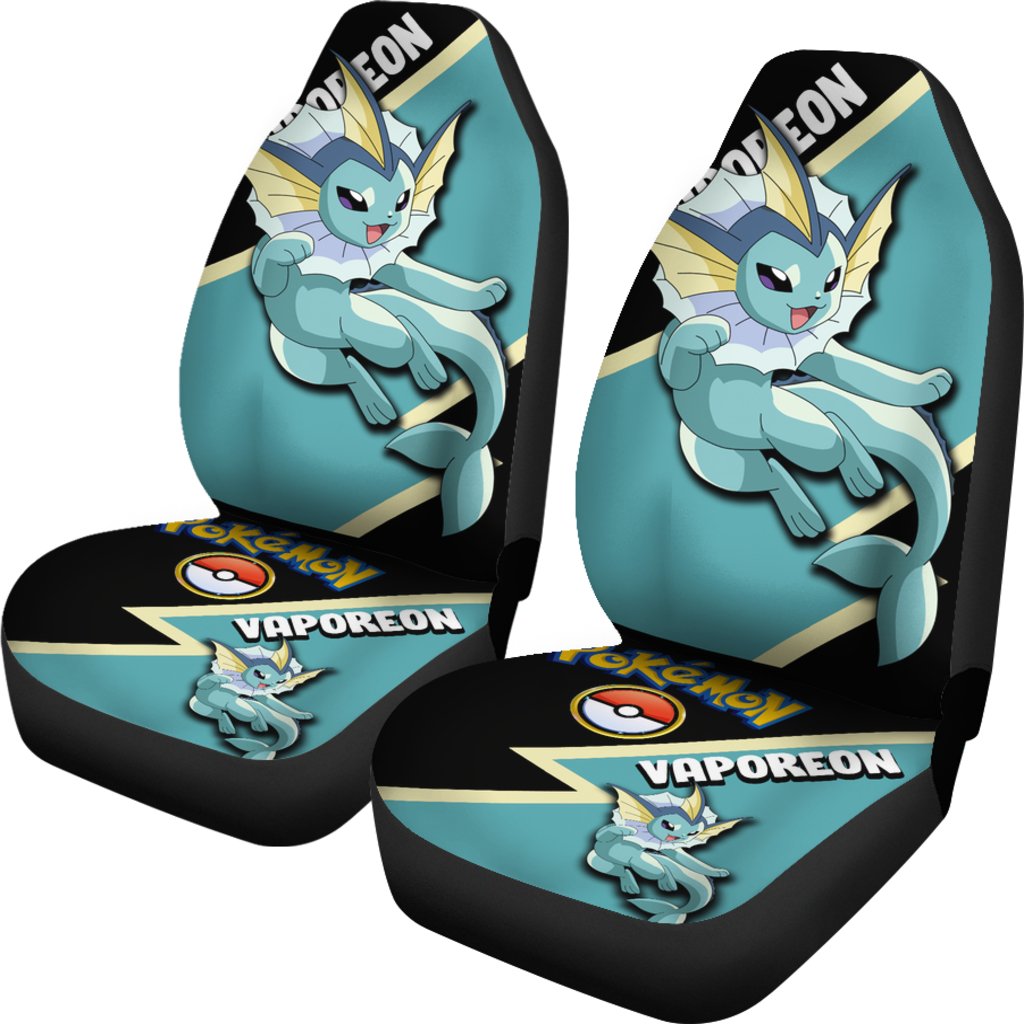 Vaporeon Car Seat Covers Custom Anime Pokemon Car Accessories