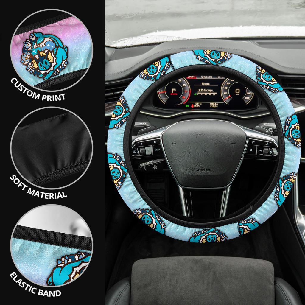 Vaporeon Car Steering Wheel Cover
