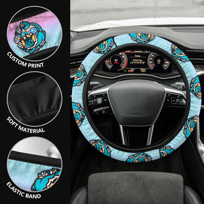 Vaporeon Car Steering Wheel Cover