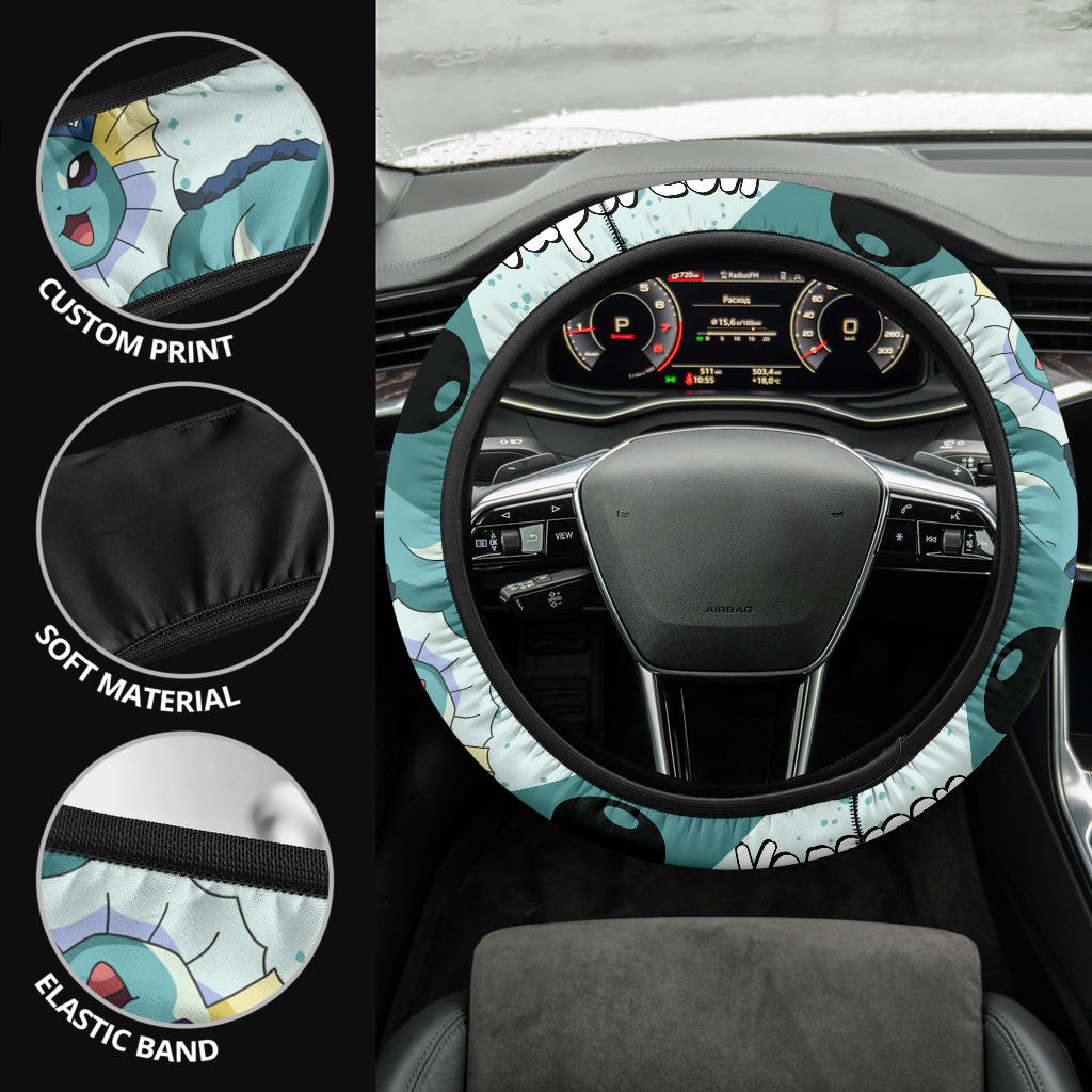 Vaporeon Steering Wheel Cover