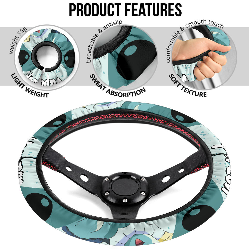 Vaporeon Steering Wheel Cover