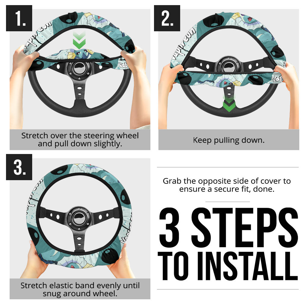 Vaporeon Steering Wheel Cover