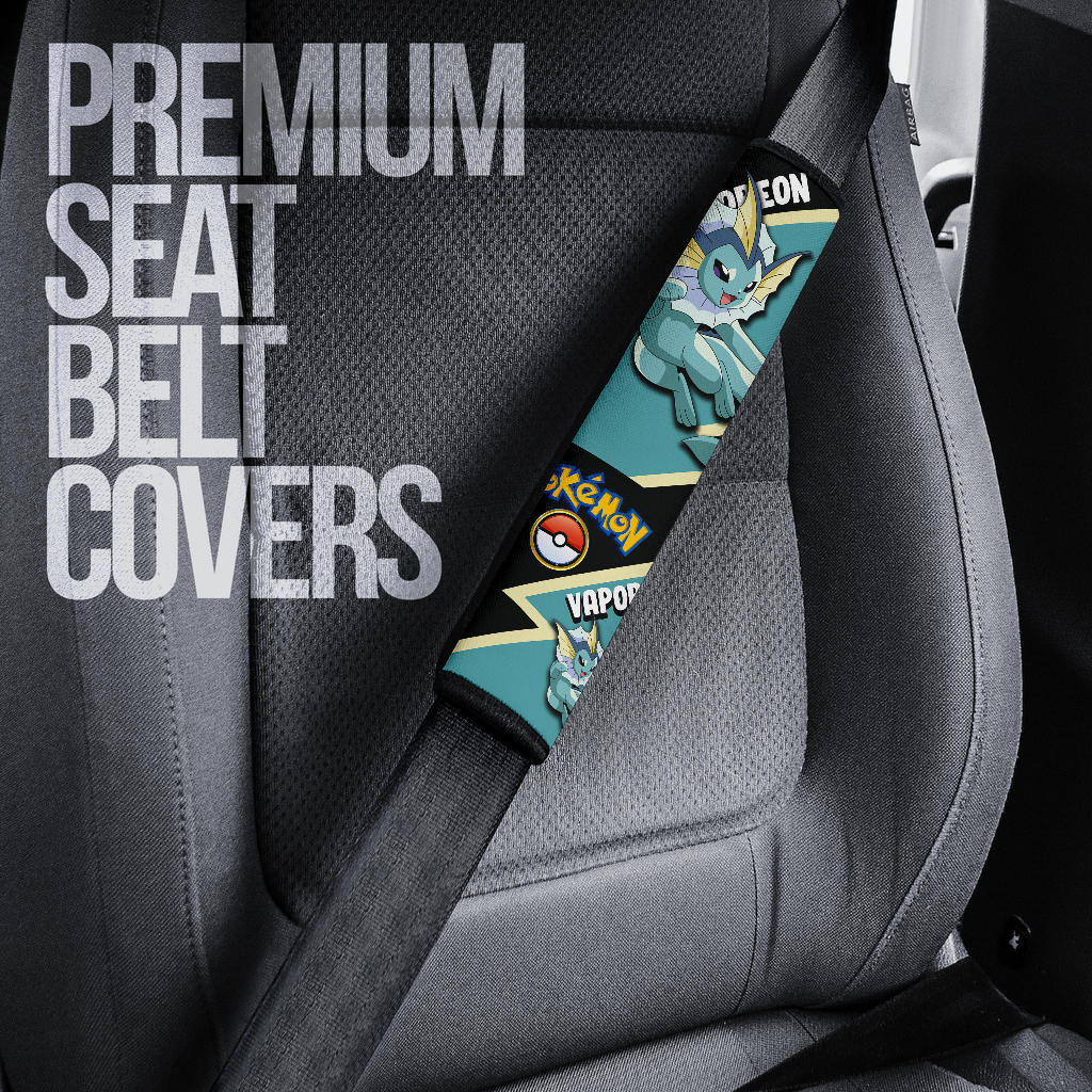 Vaporeon car seat belt covers Anime Custom Car Accessories