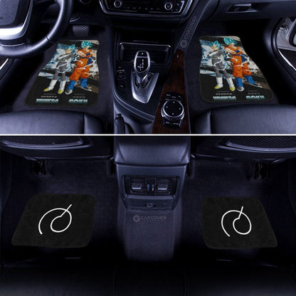 Vegeta And Goku Blue  Car Floor Mats Custom Anime Dragon Ball Car Accessories