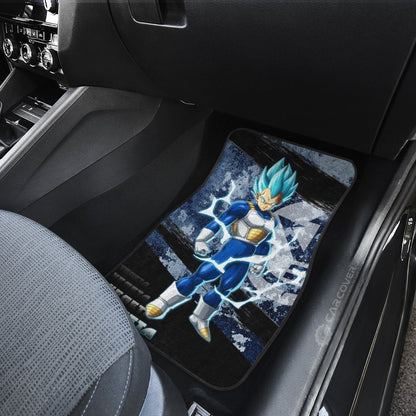 Vegeta Blue Car Floor Mats Custom Anime Dragon Ball Car Accessories
