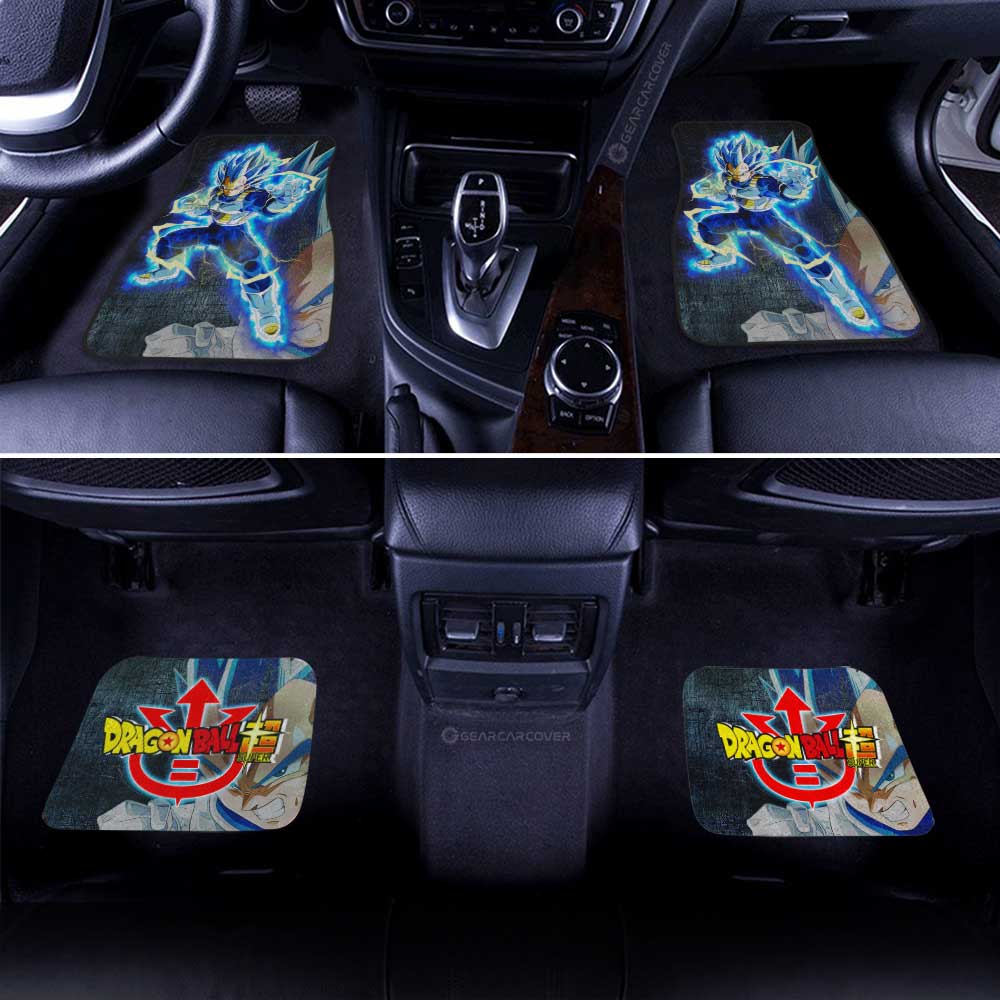 Vegeta Blue Car Floor Mats Custom Dragon Ball Anime Car Accessories