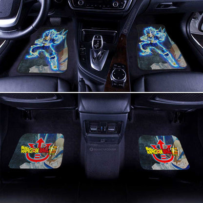Vegeta Blue Car Floor Mats Custom Dragon Ball Anime Car Accessories