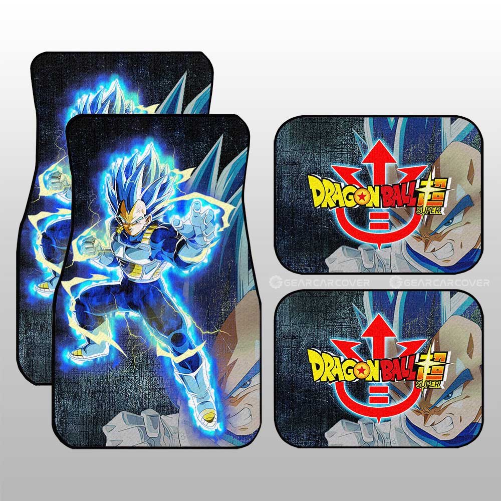 Vegeta Blue Car Floor Mats Custom Dragon Ball Anime Car Accessories