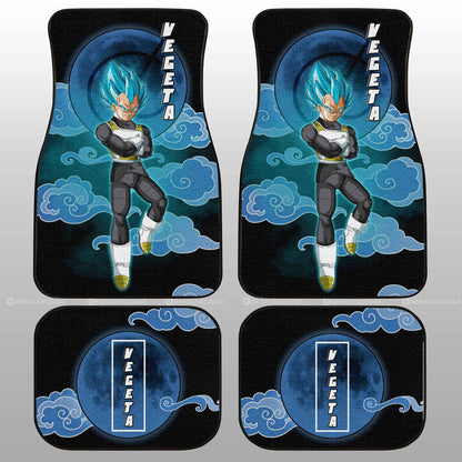Vegeta Blue Car Floor Mats Custom Dragon Ball Anime Car Accessories