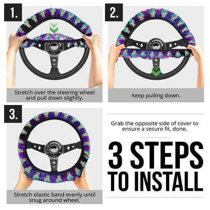 Vegeta Dragon Ball Anime Custom Car Steering Wheel Cover