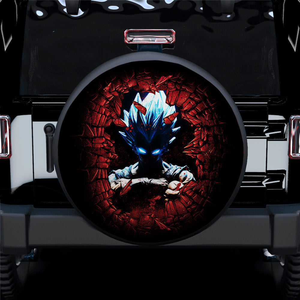 Vegeta Dragon Ball Break Wall Car Spare Tire Cover