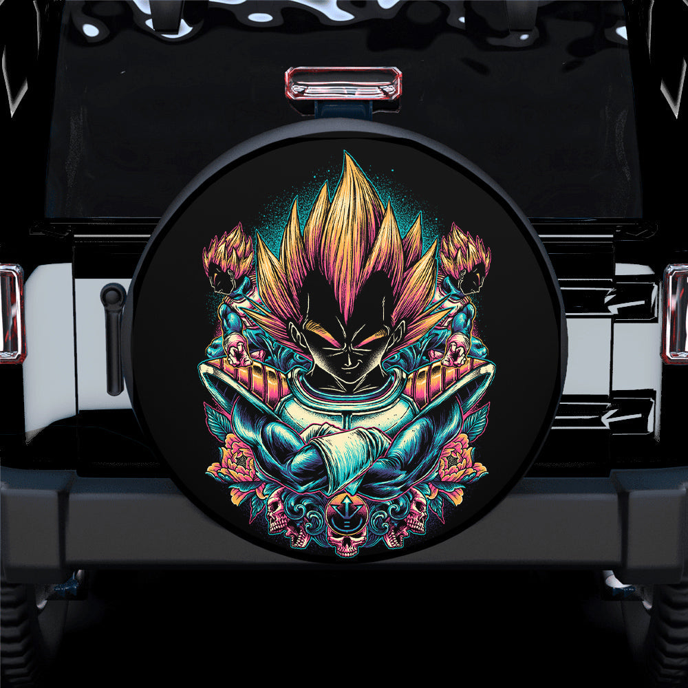 Vegeta Dragon Ball Car Spare Tire Cover