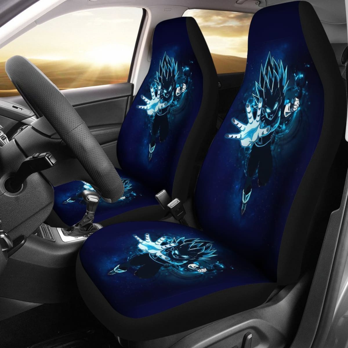 Vegeta Dragon Ball Power Hand Car Seat Covers Lt02 Universal Fit 225721