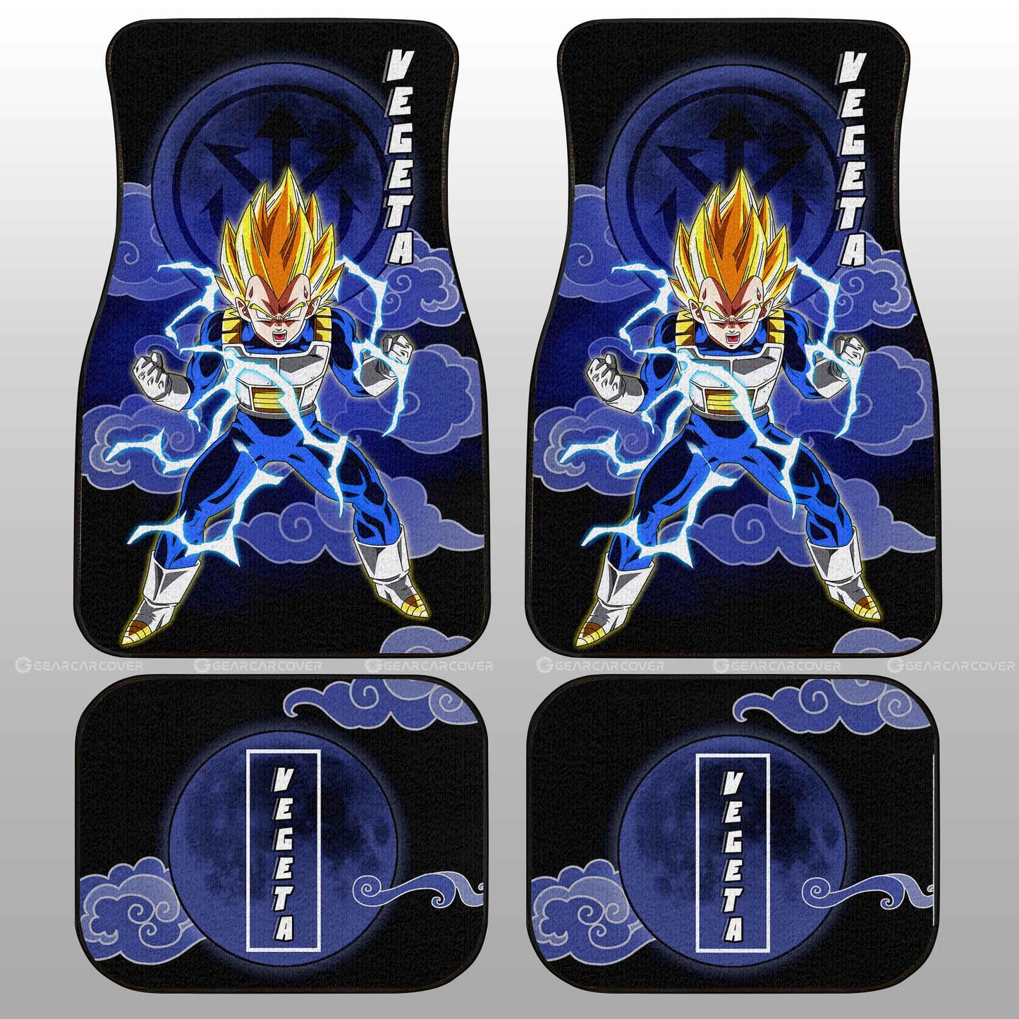 Vegeta SSJ Car Floor Mats Custom Anime Dragon Ball Car Accessories