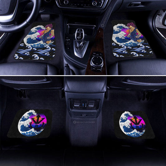 Vegeta Ultra Ego Car Floor Mats Custom Dragon Ball Car Interior Accessories
