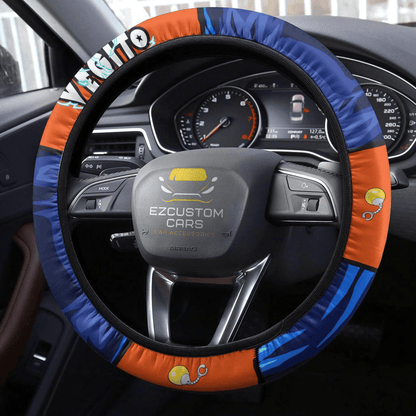 Vegito Dragon Ball Anime Steering Wheel Cover Custom Anime Car Accessories