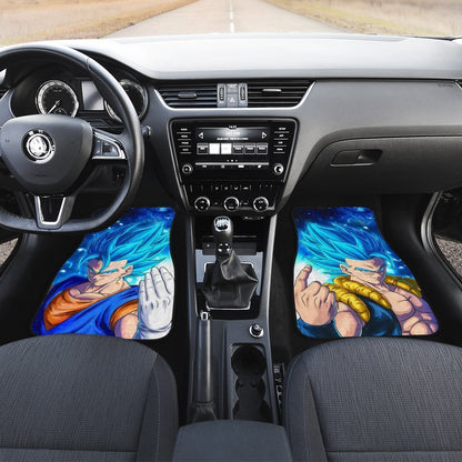 Vegito and Gogeta Car Floor Mats Custom Anime DBS Car Accessories