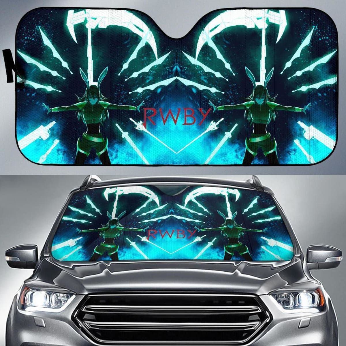 Velvet Scarlatina Rwby Auto Sun Shade Nh07 Universal Fit 111204