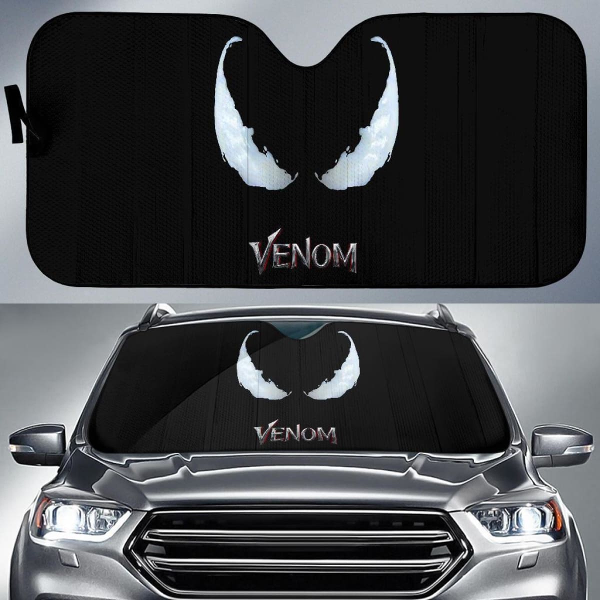 Venom Auto Sun Shade Fan Gift Nh07 Universal Fit 111204