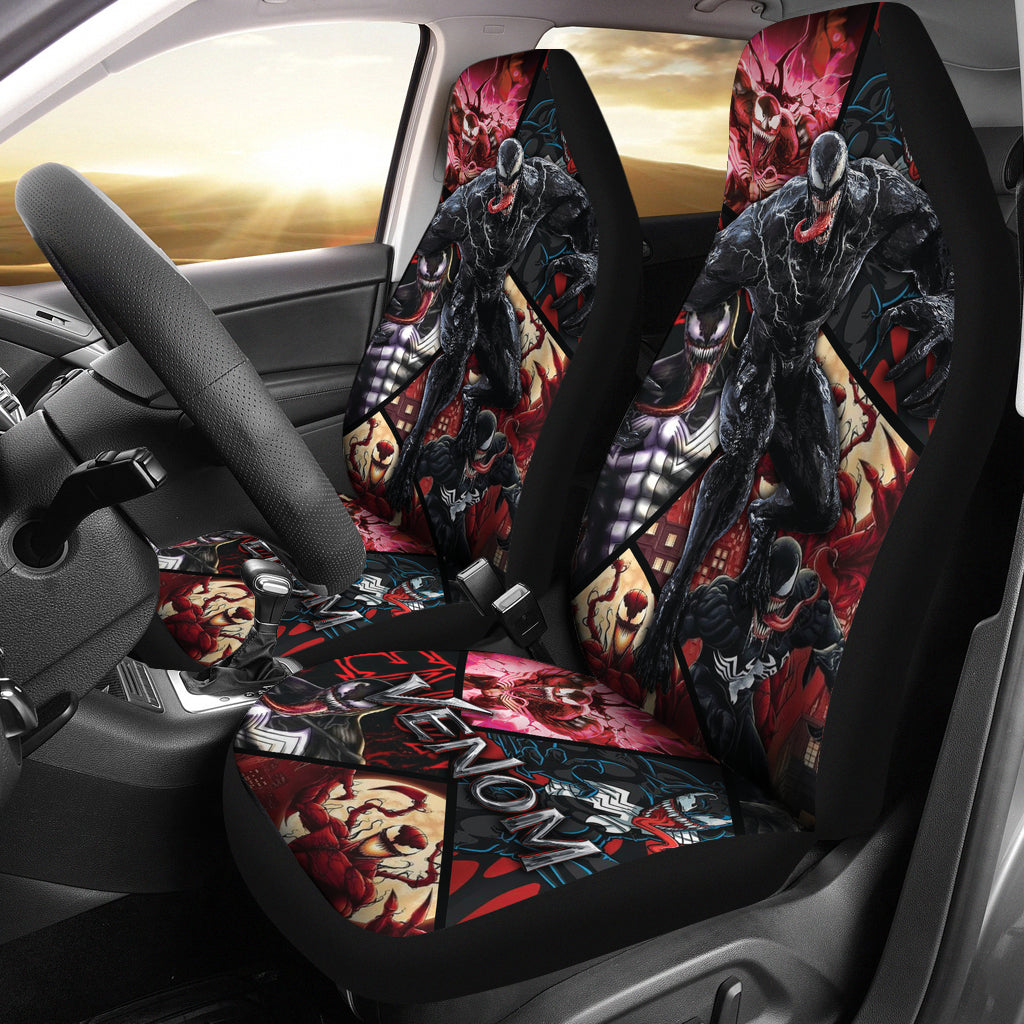 Venom Car Seat Covers Custom For Fans Ci221223-03