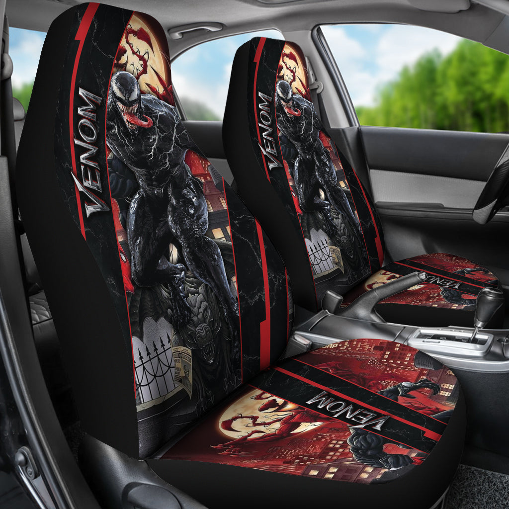 Venom Car Seat Covers Custom For Fans Ci221223-04