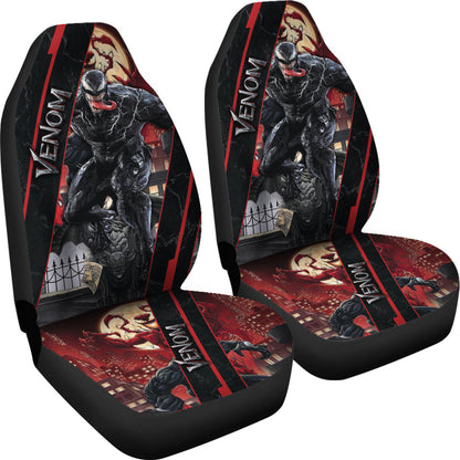 Venom Car Seat Covers Custom For Fans Ci221223-04