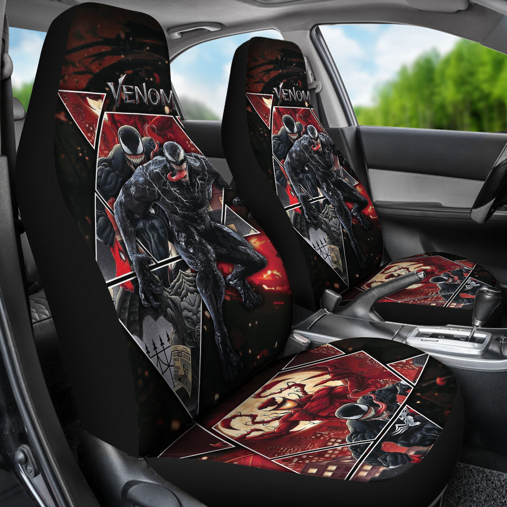 Venom Car Seat Covers Custom For Fans Ci221223-02