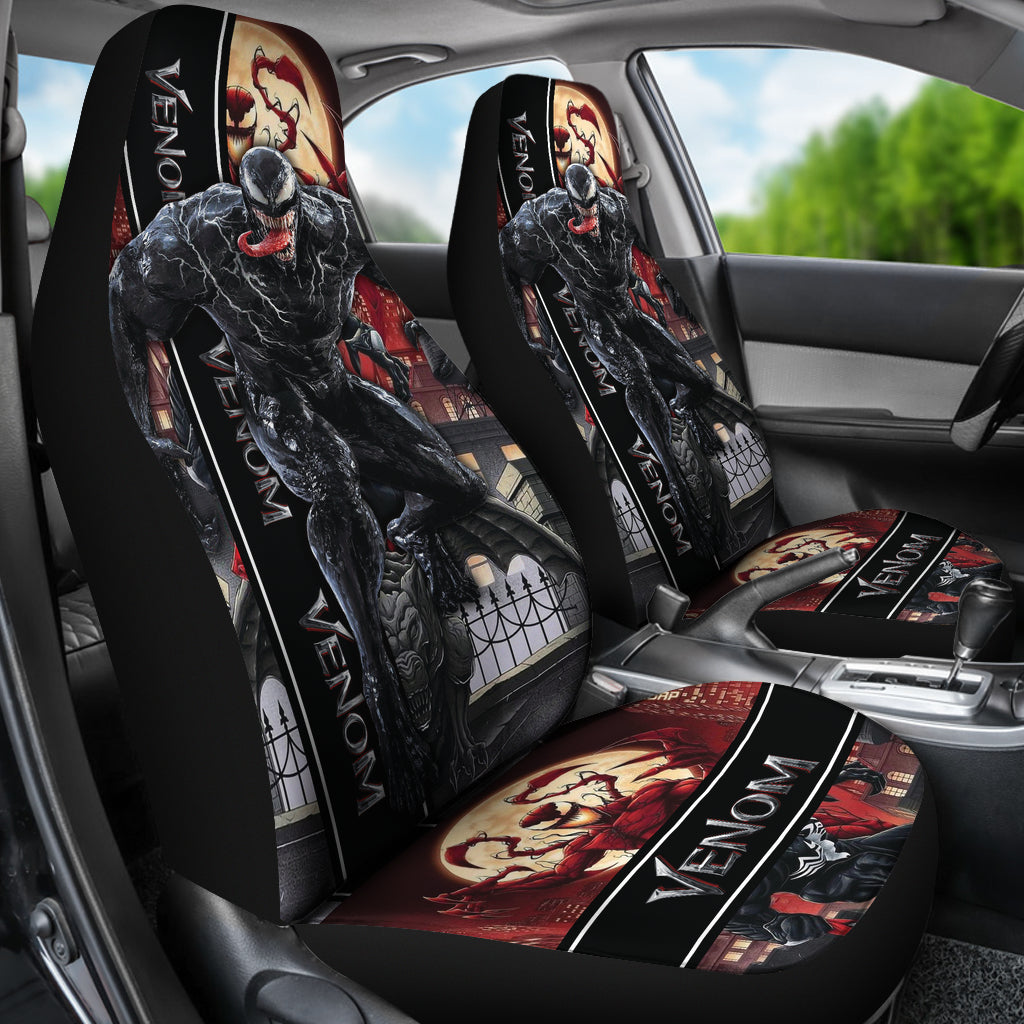 Venom Car Seat Covers Custom For Fans Ci221223-01