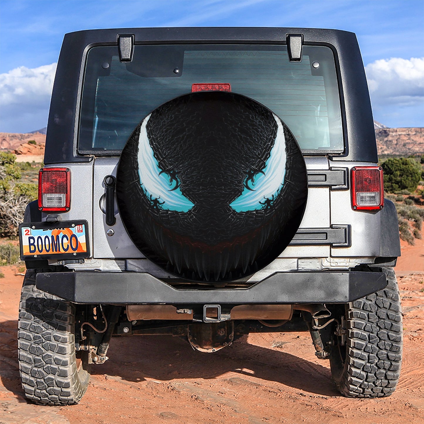 Venom Face Car Spare Tire Cover
