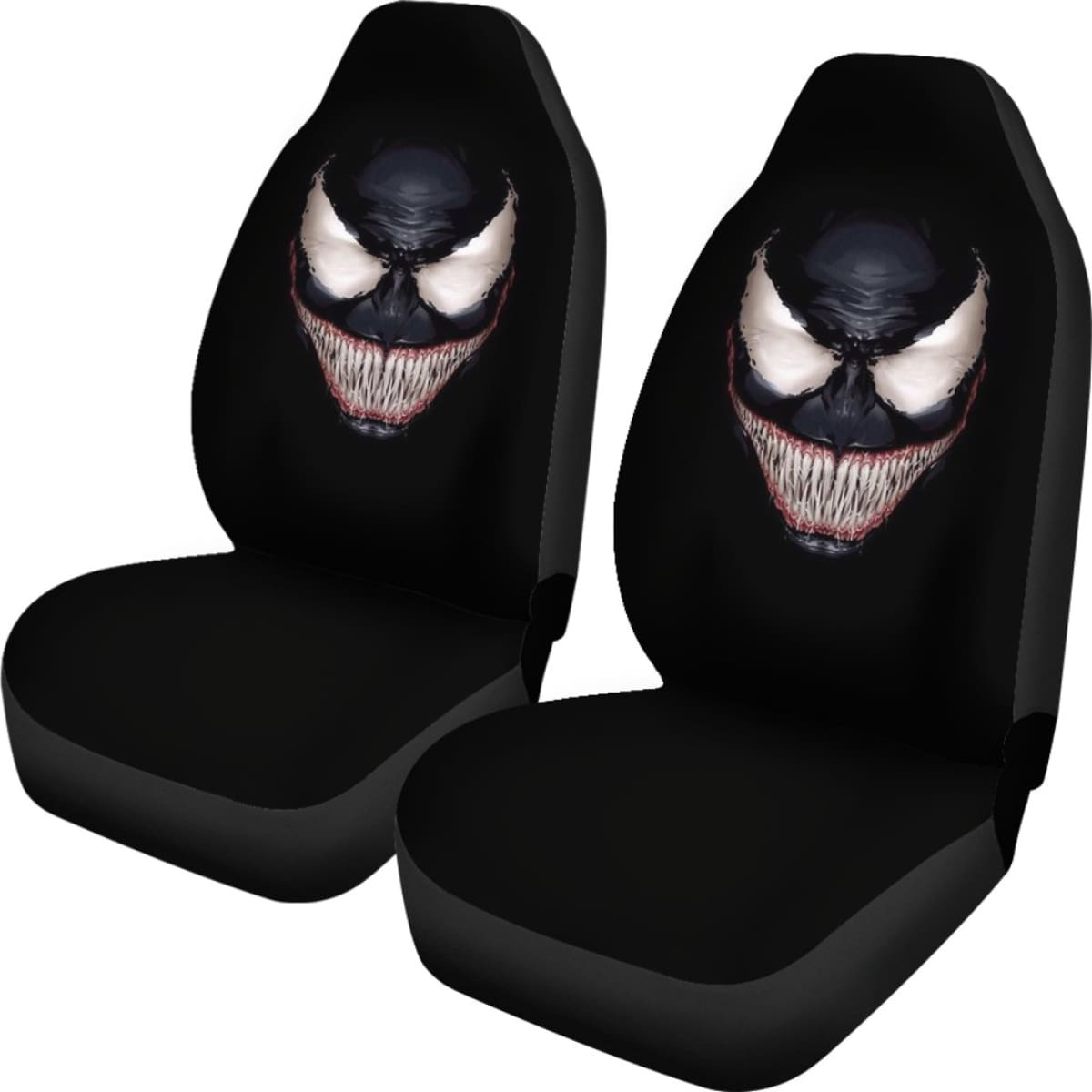 Venom Face Halloween Car Seat Covers - Amazing Best Gift Ideas 2020 Universal Fit 121007