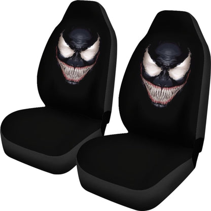 Venom Face Halloween Car Seat Covers - Amazing Best Gift Ideas 2020 Universal Fit 121007