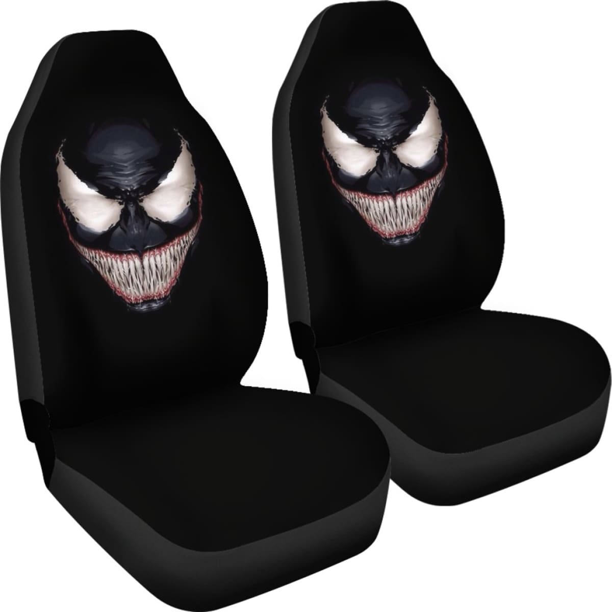 Venom Face Halloween Car Seat Covers - Amazing Best Gift Ideas 2020 Universal Fit 121007