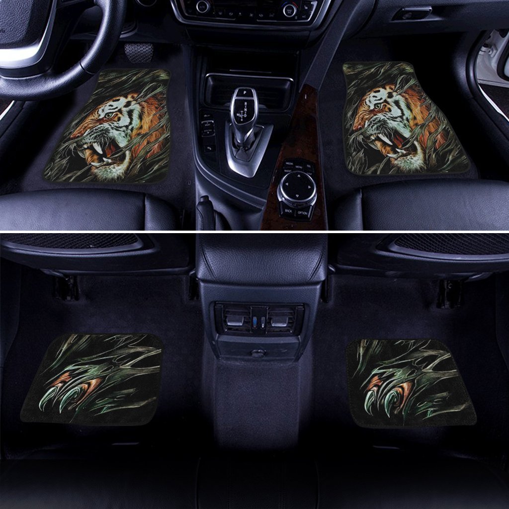 Very Cool Tiger Car Floor Mats Custom Cool Car Accessories Gift Idea