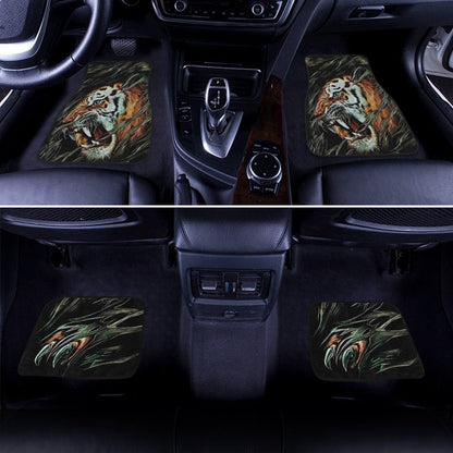 Very Cool Tiger Car Floor Mats Custom Cool Car Accessories Gift Idea