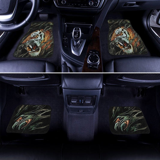 Very Cool Tiger Car Floor Mats Custom Cool Car Accessories Gift Idea