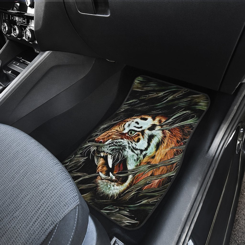 Very Cool Tiger Car Floor Mats Custom Cool Car Accessories Gift Idea
