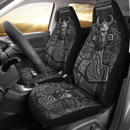 Viking Odin Hammer Car Seat Covers