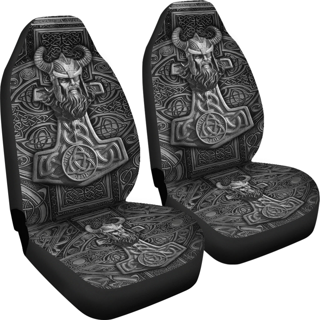 Viking Odin Hammer Car Seat Covers