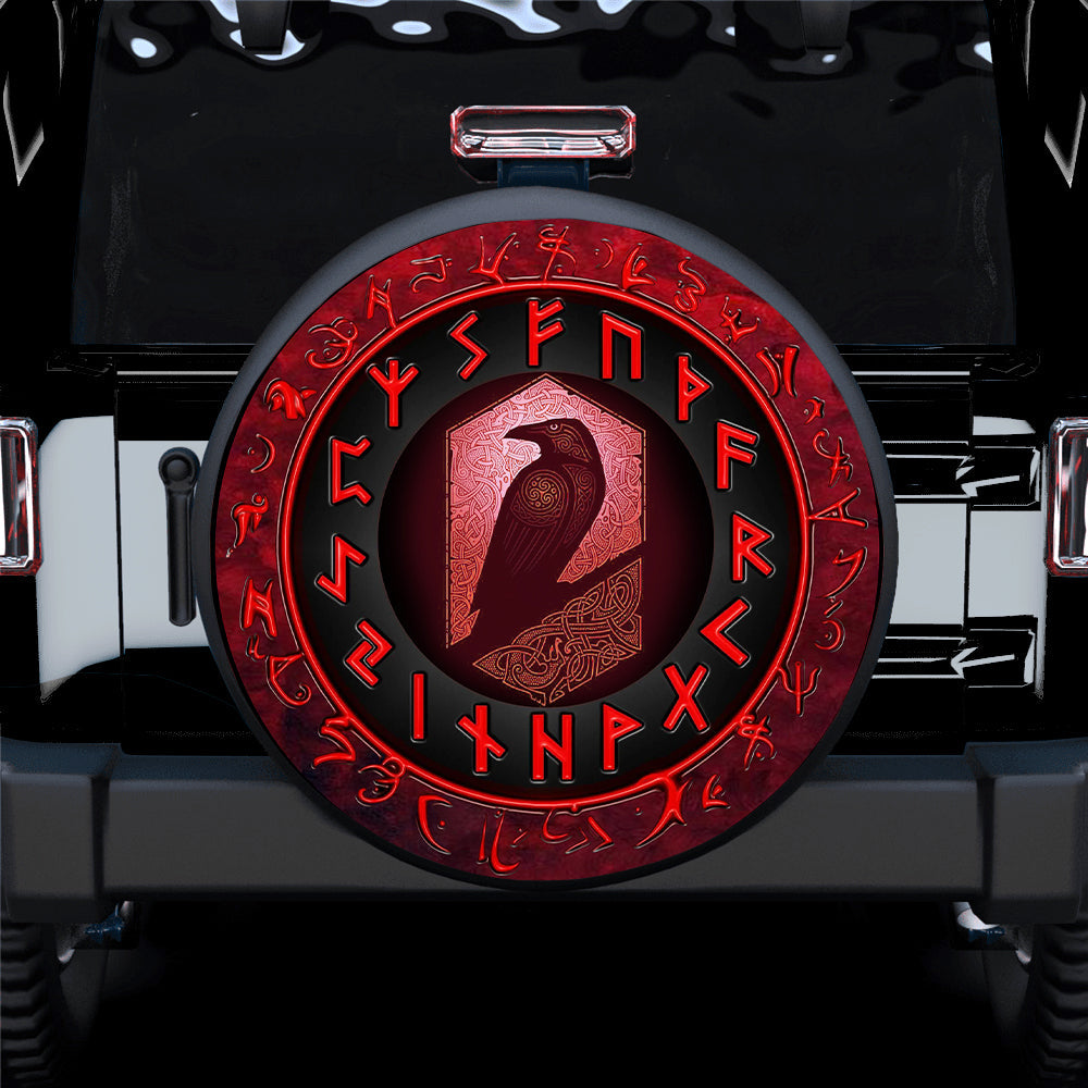 Viking Raven Car Spare Tire Cover