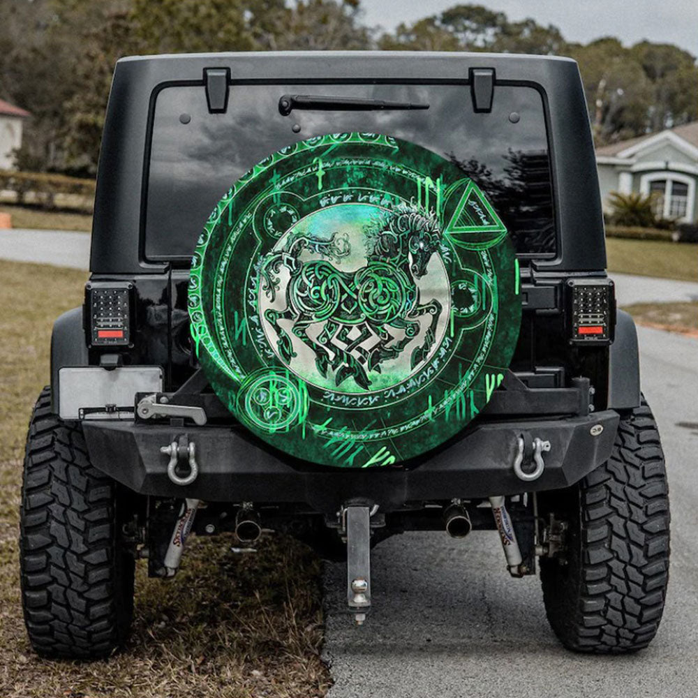 Viking Sleipnir Car Spare Tire Cover