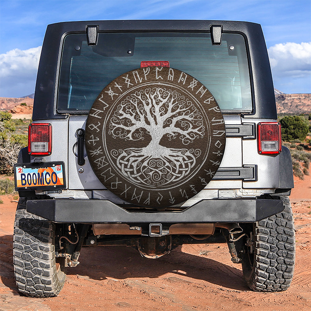 Viking Tree Jeep Car Spare Tire Cover