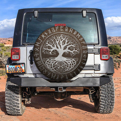 Viking Tree Jeep Car Spare Tire Cover